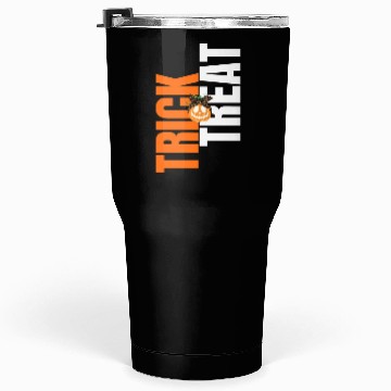 Discover trick or treat Typography Saying Tumblers 30 Oz