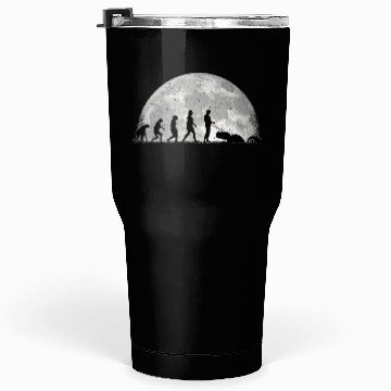Discover Robotic Lawnmower Evolution Moon Tumblers 30 Oz