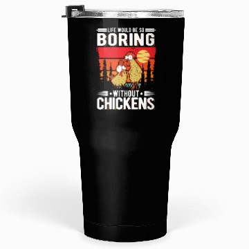 Discover Chickens Gift Farmer Chicken Coop Tumblers 30 Oz