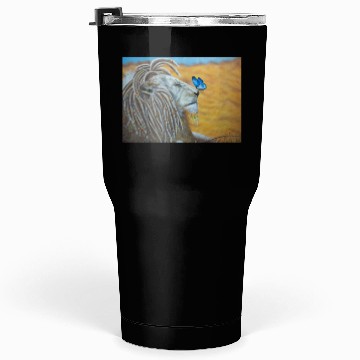Discover Rasta lion and blue butterfly Tumblers 30 Oz