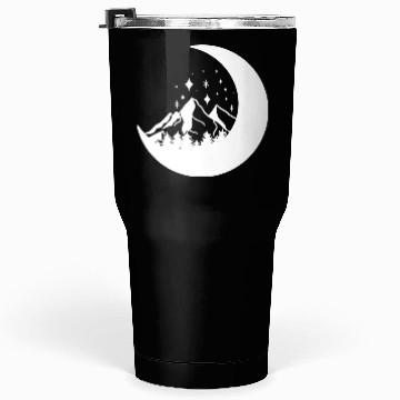 Discover Mountains in the moon Full moon Tumblers 30 Oz