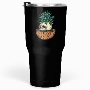 Discover Funny Cool Skeleton Plant Nature Tumblers 30 Oz