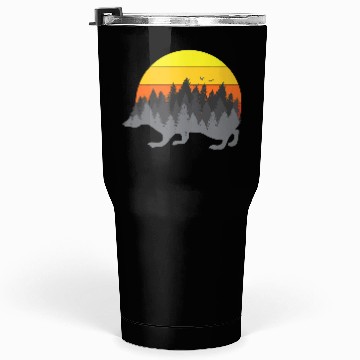 Discover Nature Sunset Hedgehog Tumblers 30 Oz