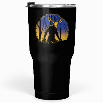 Discover Wendigo Folk Creature Forest Cryptid Halloween Tumblers 30 Oz