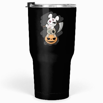 Discover Grim Reaper Killer Bunny - Halloween Tumblers 30 Oz
