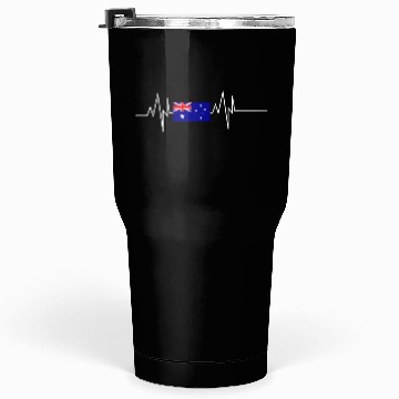 Discover Australia Flag Heartbeat Tumblers 30 Oz