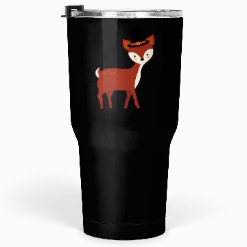 Discover Thanksgiving Deer Wearing Pilgrim Hat Tumblers 30 Oz