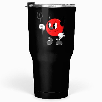 Discover little devil Halloween black Tumblers 30 Oz