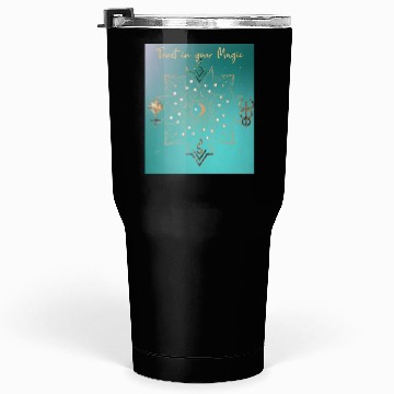 Discover Celestial Trust in your Magic Emerald Tumblers 30 Oz