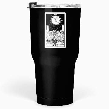 Discover WTF - The Moon Tarot Card Tumblers 30 Oz