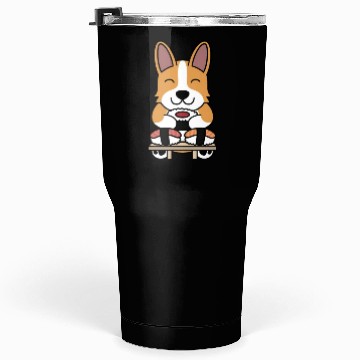 Discover Sushi Lover Corgi Tumblers 30 Oz