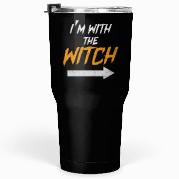 Discover I'm With The Witch Tumblers 30 Oz