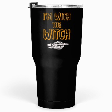 Discover I'm With The Witch Tumblers 30 Oz