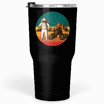 Discover Astronaut on Mars Tumblers 30 Oz