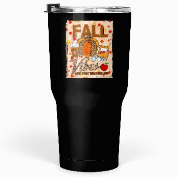 Discover Fall Vibes And That Teacher Life Bleached Tumblers 30 Oz