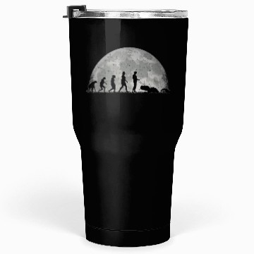Discover Robotic Lawnmower Evolution Moon Tumblers 30 Oz