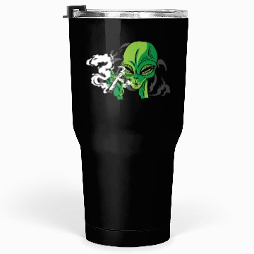 Discover Alien Smoking Gangster Gift Tumblers 30 Oz