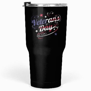 Discover US Flag Colored Logo For Veterans Day Tumblers 30 Oz