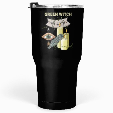 Discover Retro Green Witch World Halloween Tumblers 30 Oz