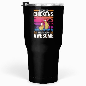 Discover Chickens Farmer Chicken Coop Tumblers 30 Oz