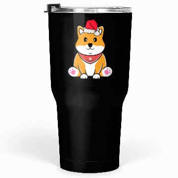 Discover Shiba Inu Japanese Dog Lover Puppy Paw Christmas Tumblers 30 Oz