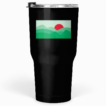 Discover Minimalist Sun Fern Green Tumblers 30 Oz