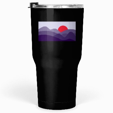 Discover Minimalist Sun Cyber Grape Purple Tumblers 30 Oz