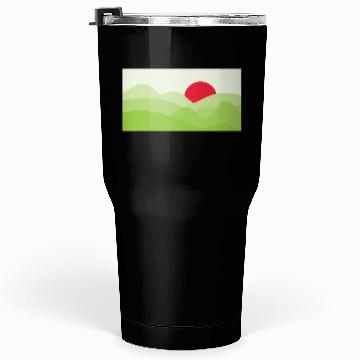 Discover Minimalist Sun Light Green Tumblers 30 Oz