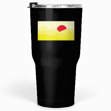 Discover Minimalist Sun Yellow Tumblers 30 Oz
