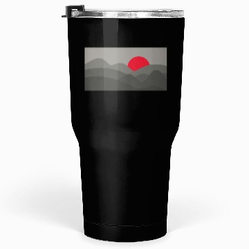 Discover Minimalist Sun Dark Theme Tumblers 30 Oz