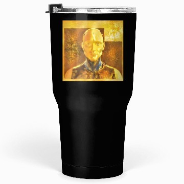 Discover Golden Android Confused and Concerned Abstract Tumblers 30 Oz