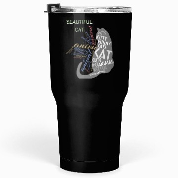 Discover Beautiful Black Cat Tumblers 30 Oz