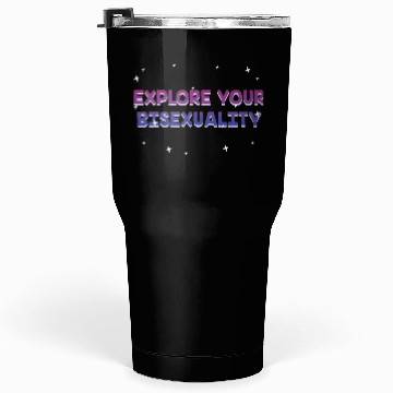 Discover Explore Your Bisexuality Bisexual LGBTQ Bi Pride Tumblers 30 Oz