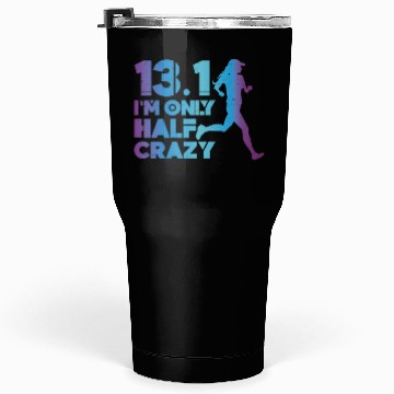 Discover Running Runner Half Marathon Half Tumblers 30 Oz