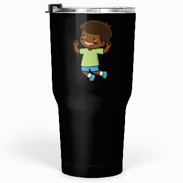 Discover boy jumps school enrollment joy kindergarten boys Tumblers 30 Oz