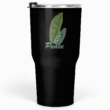 Discover Green leaf with peace, inspirational meanings Tumblers 30 Oz