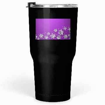 Discover Modern Snowflakes Purple Tumblers 30 Oz