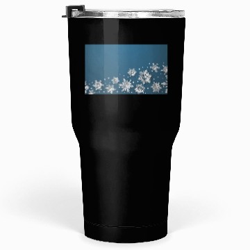Discover Modern Snowflakes Blue Tumblers 30 Oz