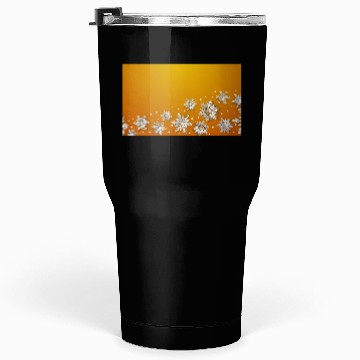 Discover Modern Snowflakes Orange Tumblers 30 Oz