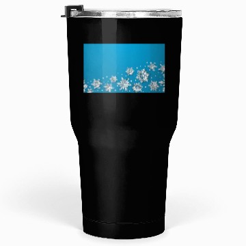 Discover Modern Snowflakes Blue Tumblers 30 Oz