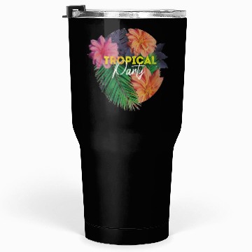 Discover Tropical Party Tumblers 30 Oz