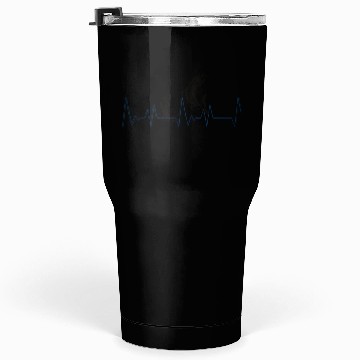 Discover Heart beat, with fish Tumblers 30 Oz