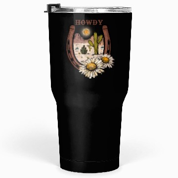 Discover HOWDY -Desert Horseshoe Tumblers 30 Oz