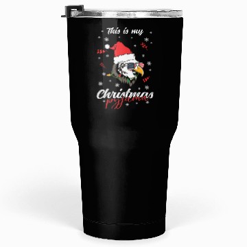 Discover Winter Christmas Pyjama Eagle Tumblers 30 Oz