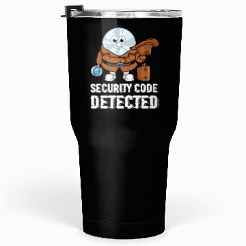 Discover Network And Computer Security Hard Disc Detective Tumblers 30 Oz