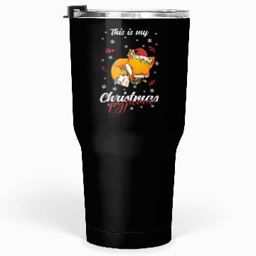 Discover Winter Christmas Pyjama Fox Tumblers 30 Oz