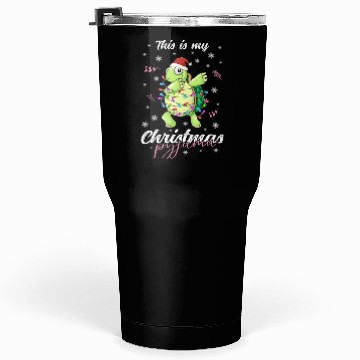 Discover Winter Christmas Pyjama Turtle Tumblers 30 Oz