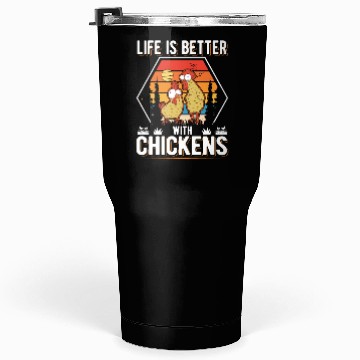 Discover Chickens Farmer Chicken Coop Tumblers 30 Oz