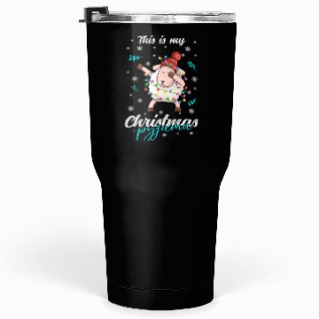 Discover Winter Christmas Pyjama Sheep Tumblers 30 Oz