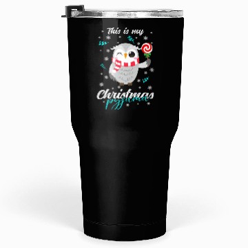 Discover Winter Christmas Pyjama Owl Tumblers 30 Oz